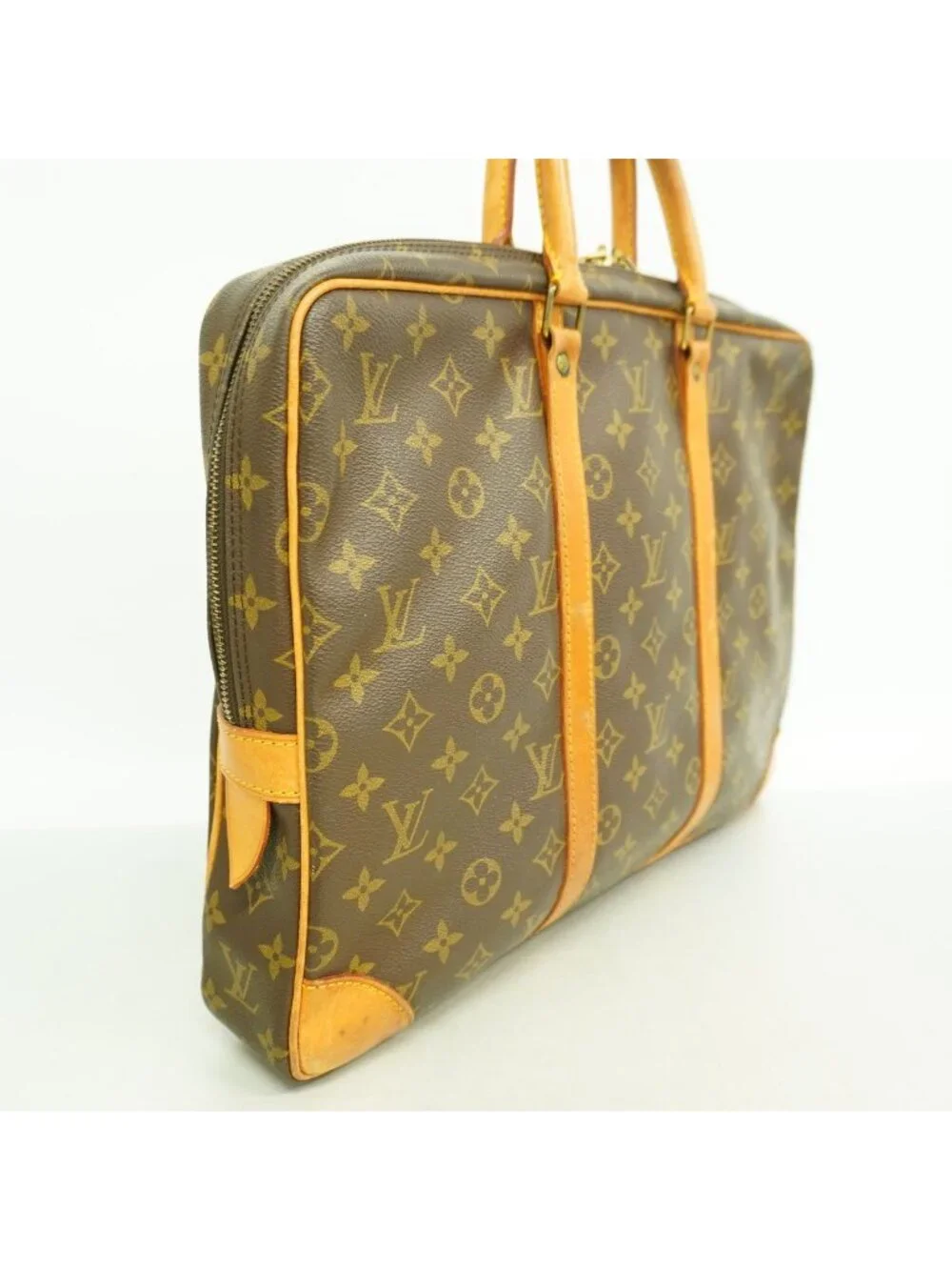 Louis Vuitton Business Bag Monogram Porte Documents Voyage Brown